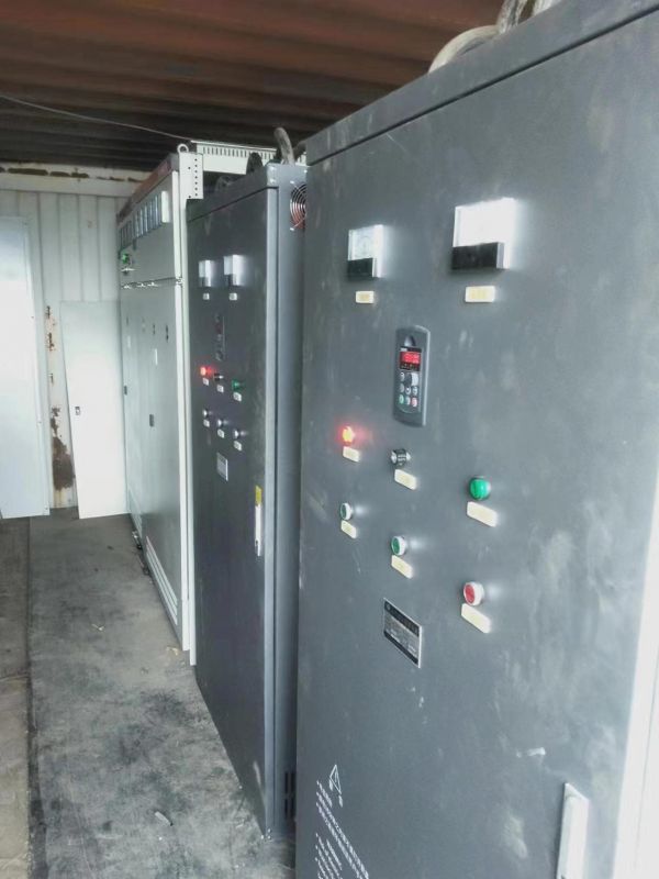 兩台800kw變頻櫃賀開關櫃現場（chǎng）試機