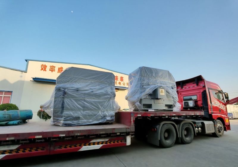 2台（tái）YKK高壓電機發貨