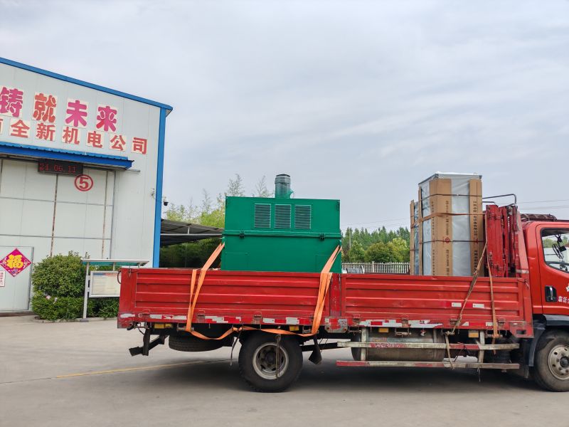 630KW-6變頻電（diàn）機配變頻櫃和開關櫃發貨